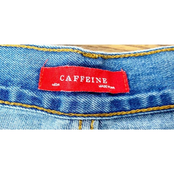 Caffeine Size M 26” Destroyed Booty Short Ripped - Picture 3 of 9